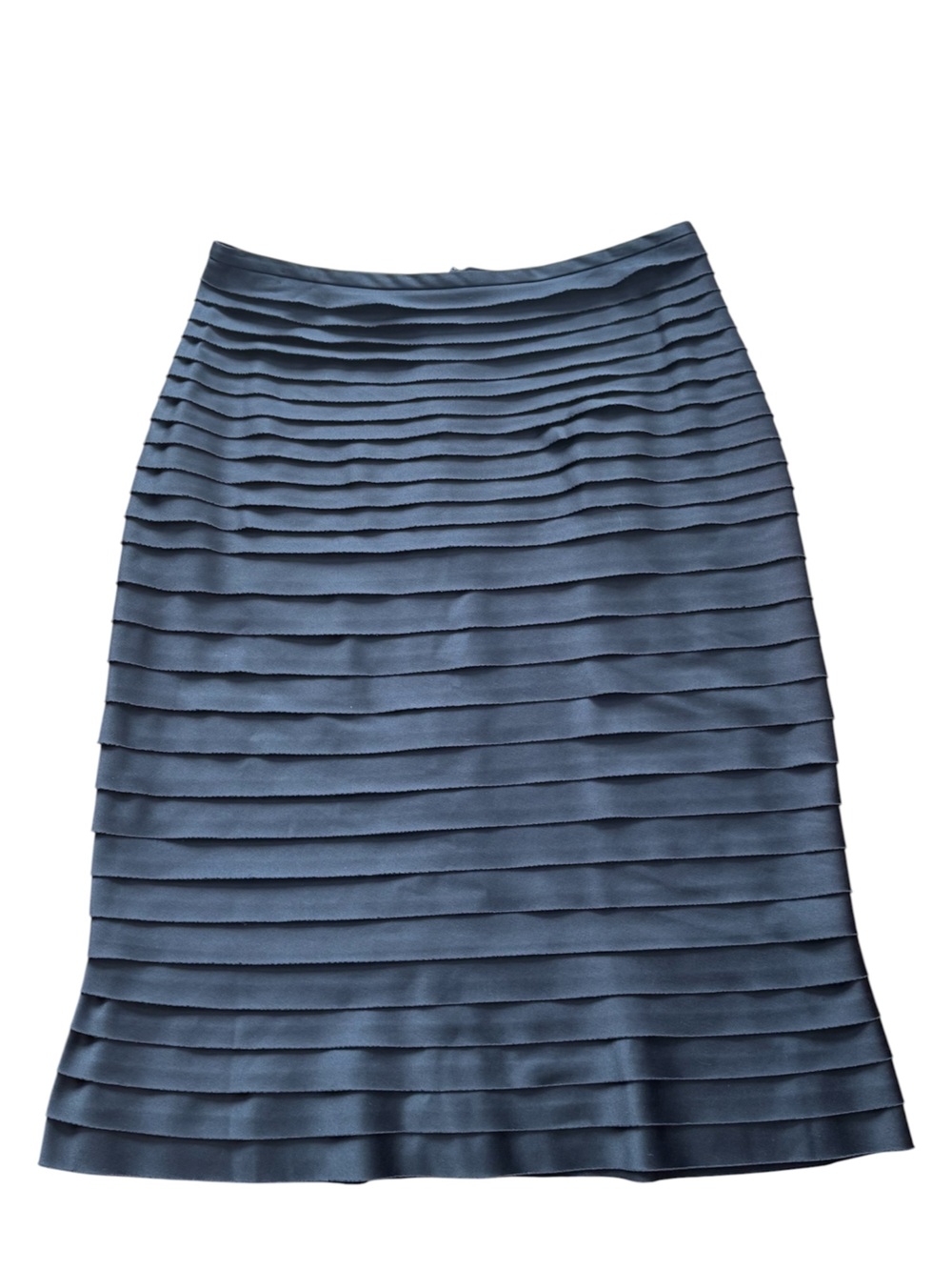 Classic Black A-Line Layered Skirt